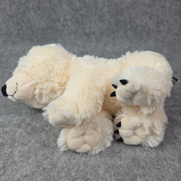 Petting Zoo Polar Bear Plush Ivory 11 In Stuffed Animal Toy Wildlife Collection - Picture 7 of 11